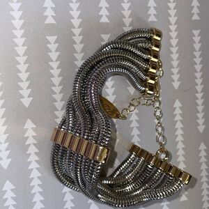 Plunder Silver and Gold Bracelet